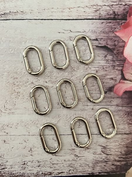 OVAL YAYLI HALKA  3.5X2 CM 1 ÇİFT