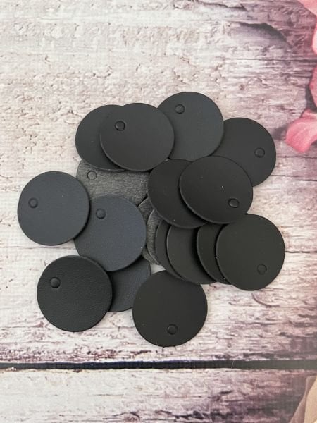 DERİ PUL  100' LÜ PAKET  (3 CM ) siyah