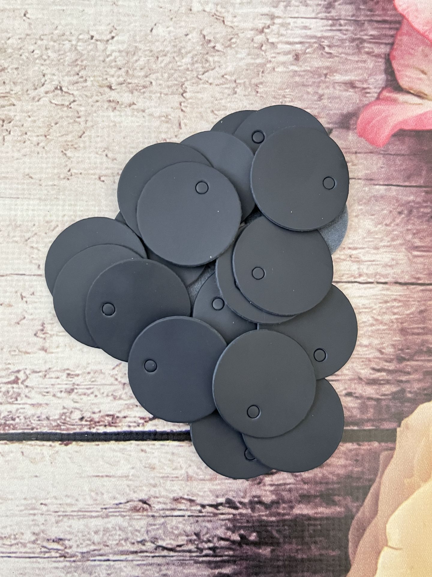 DERİ PUL  100' LÜ PAKET  (3 CM ) lacivert