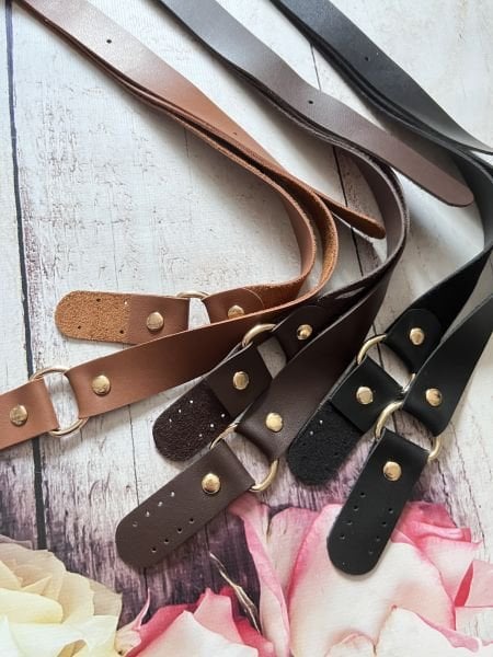 KEMERLİ DERİ DİKİLEBİLİR ASKI BÖCELİ 2,5 CM