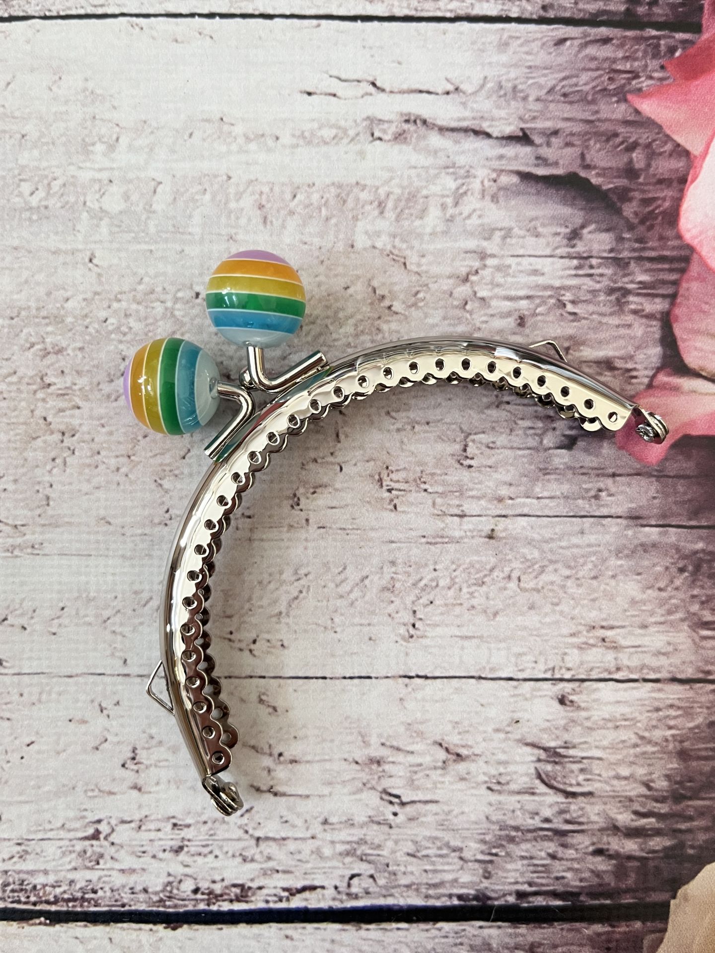 LOLİPOP OVAL  CÜZDAN KLİPSİ 10.50 CM Gümüş