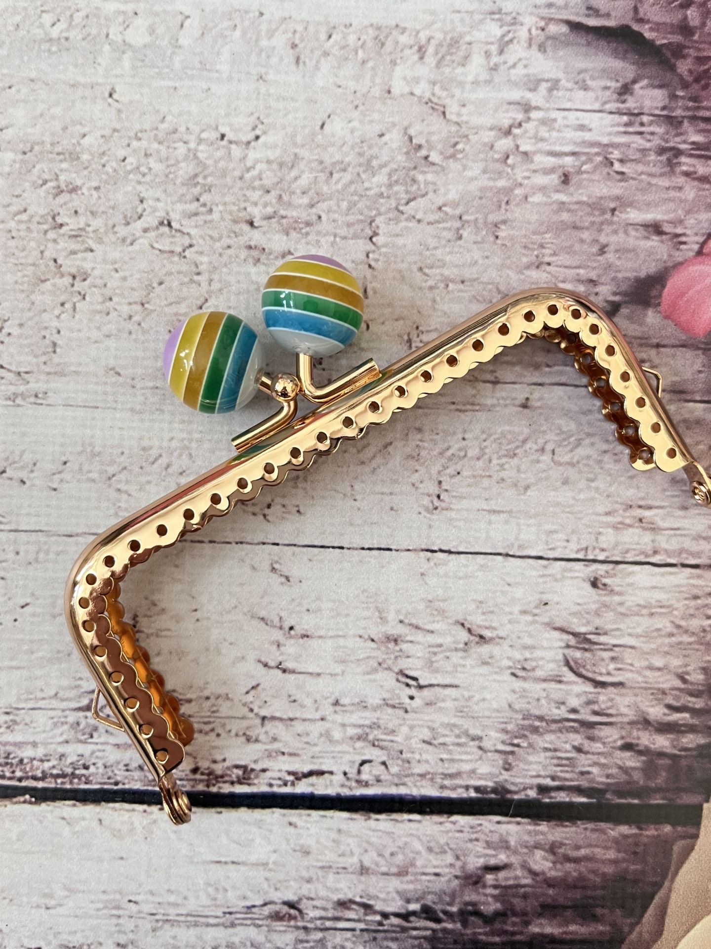 LOLİPOP KARE  CÜZDAN KLİPSİ 10.50 CM Gold