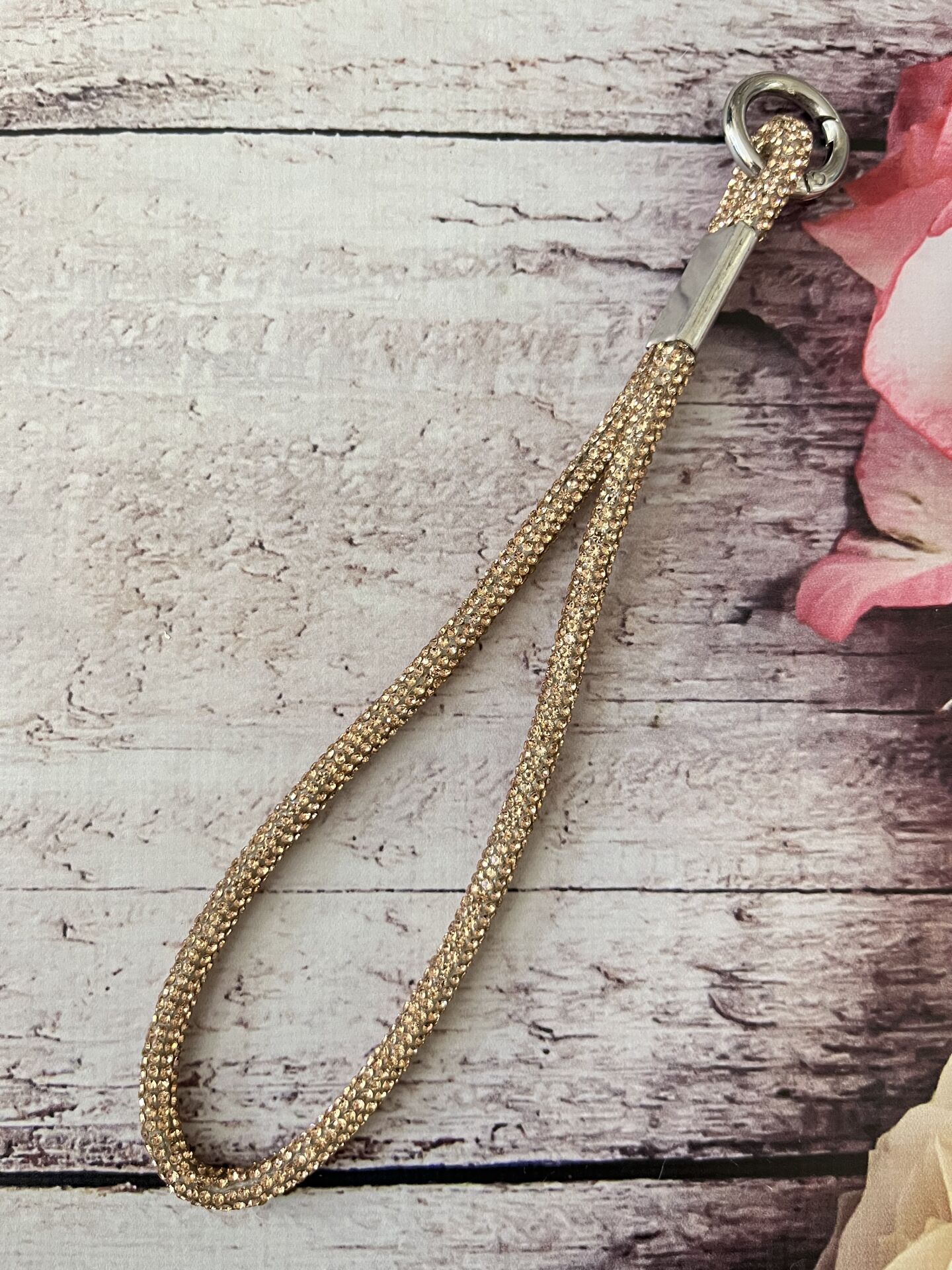 ABİYE CLUTCH ÇANTA KANCALI ELCİK Rose Gold