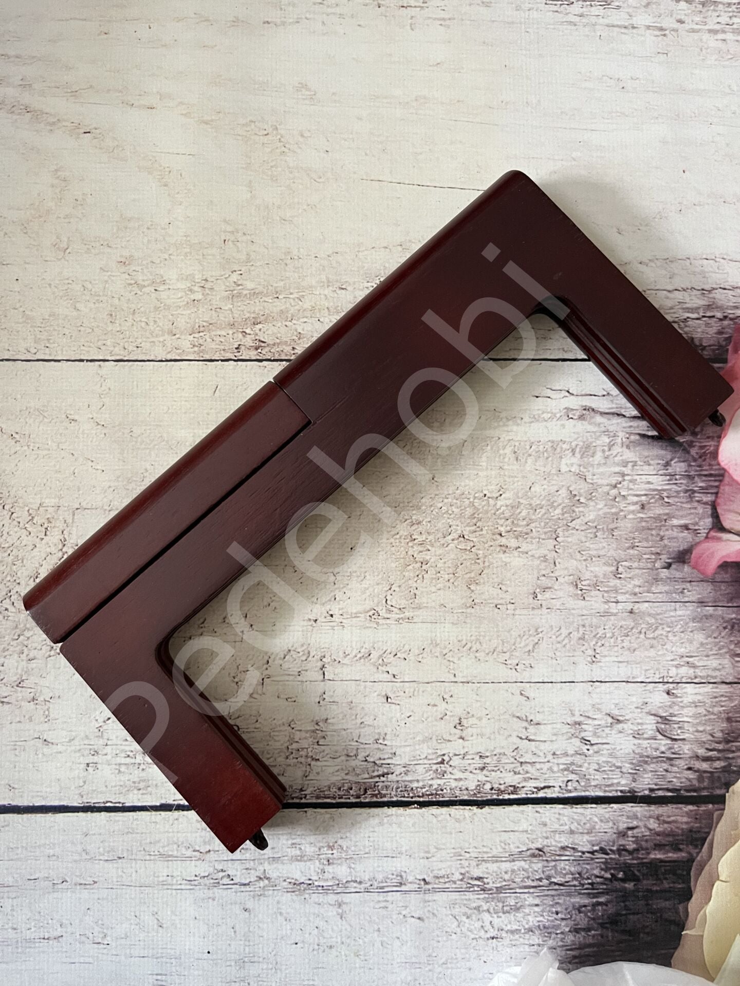 AHŞAP BURS 25 CM DÜZ kahve