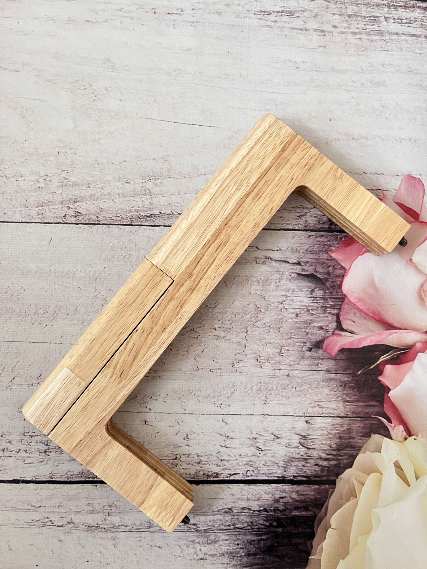 AHŞAP BURS 25 CM DÜZ NATUREL