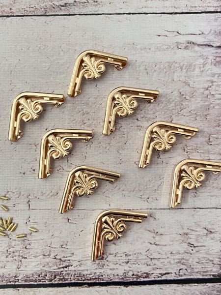 METAL ÇANTA KÖŞELİK 1 ÇİFT 4 CM