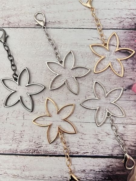 ÇANTA SÜSÜ ÇİÇEK 6 CM 1 ADET