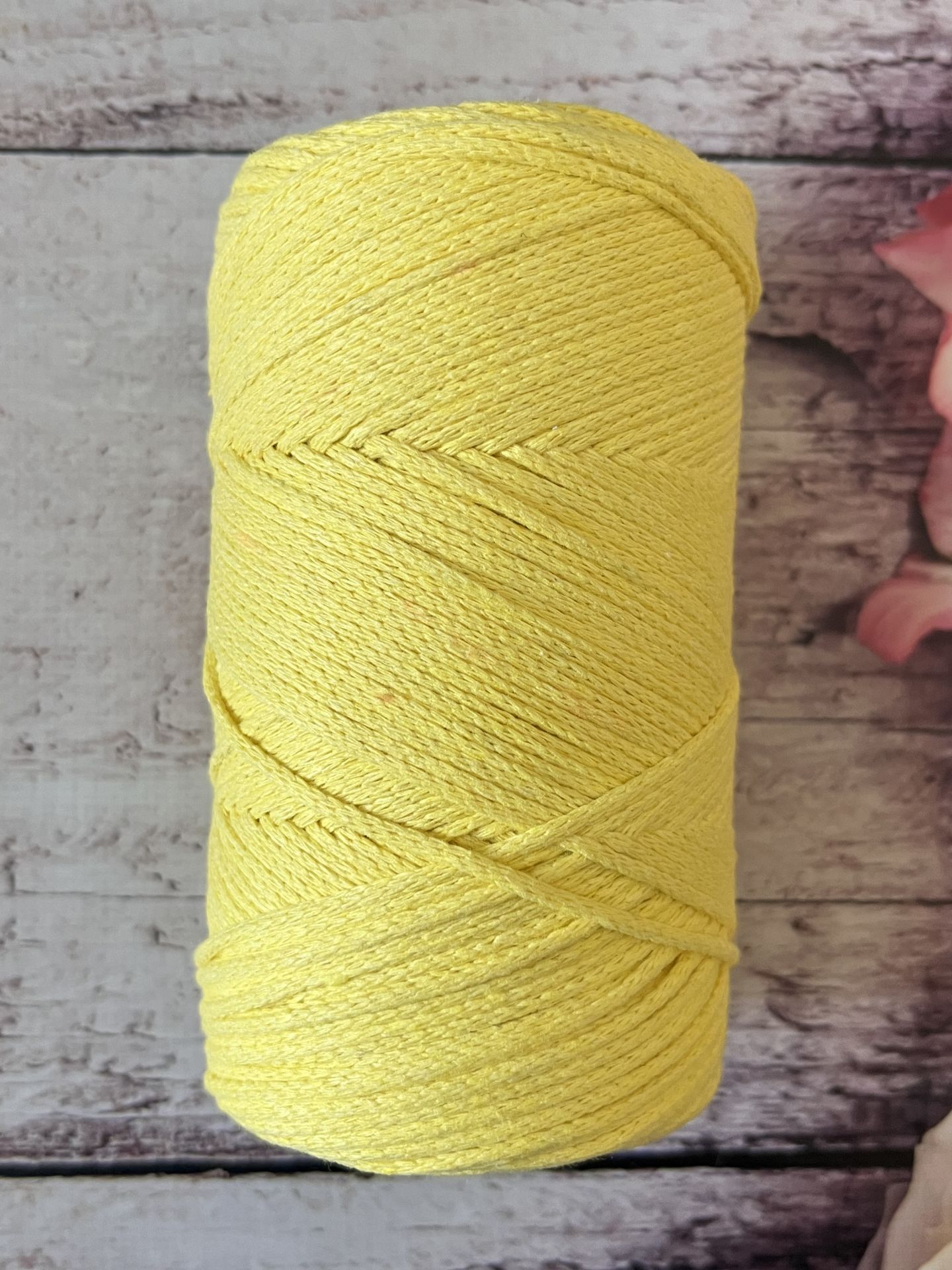 PAMUK MAKROME İNCE SARI