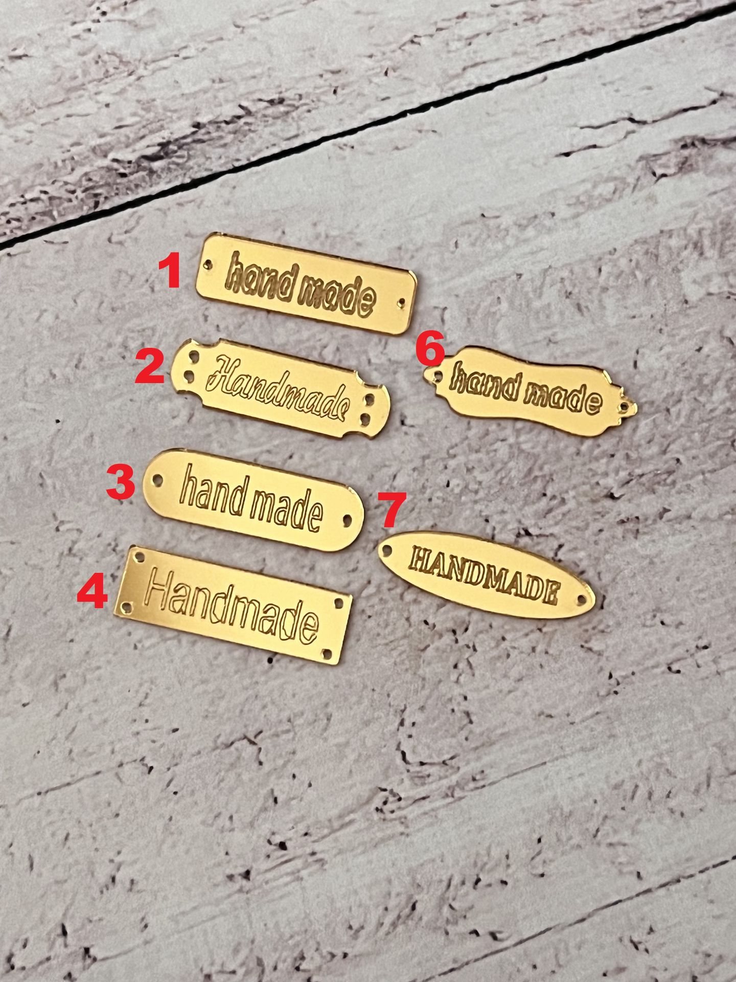 PLEKSİ ETİKET GOLD