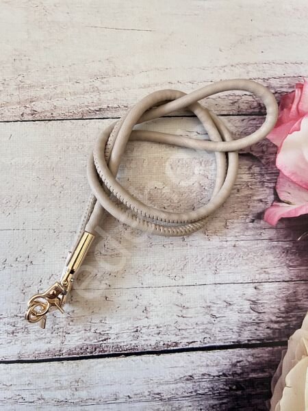 DERİ ASKI KOVAN KANCALI GOLD İNCE