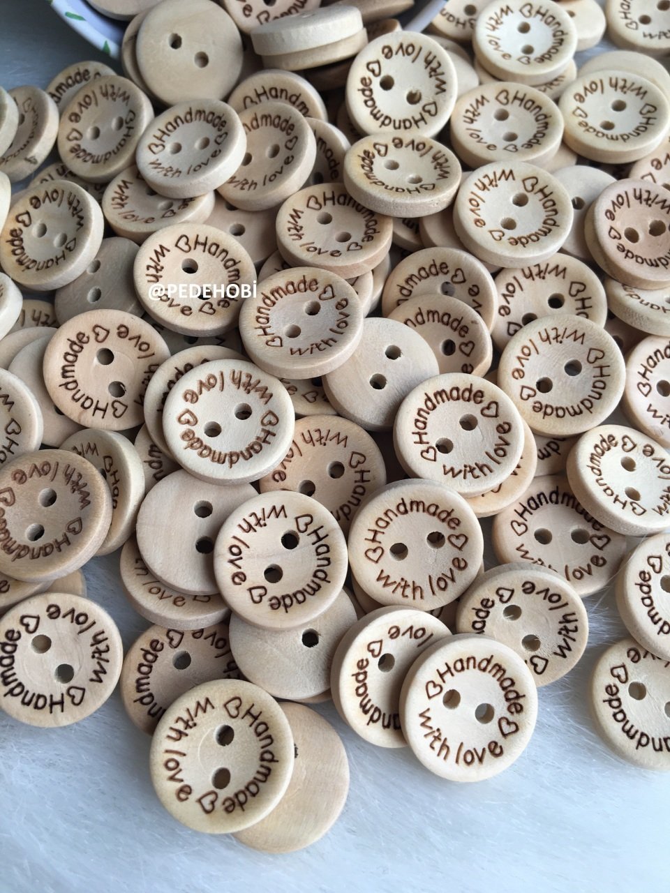 15 MM  HANDMADE WİTHLOVE  DÜĞME