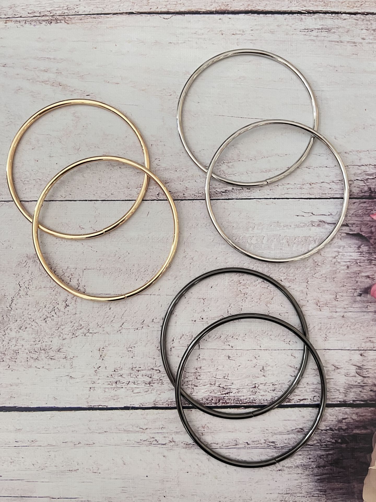 METAL ÇANTA SAPI YUVARLAK 13 CM 1 ÇİFT