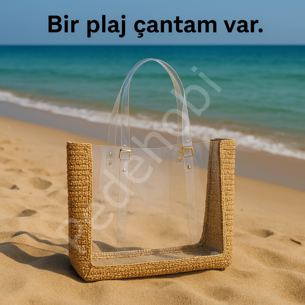 ŞEFFAF PLAJ ÇANTA SETİ