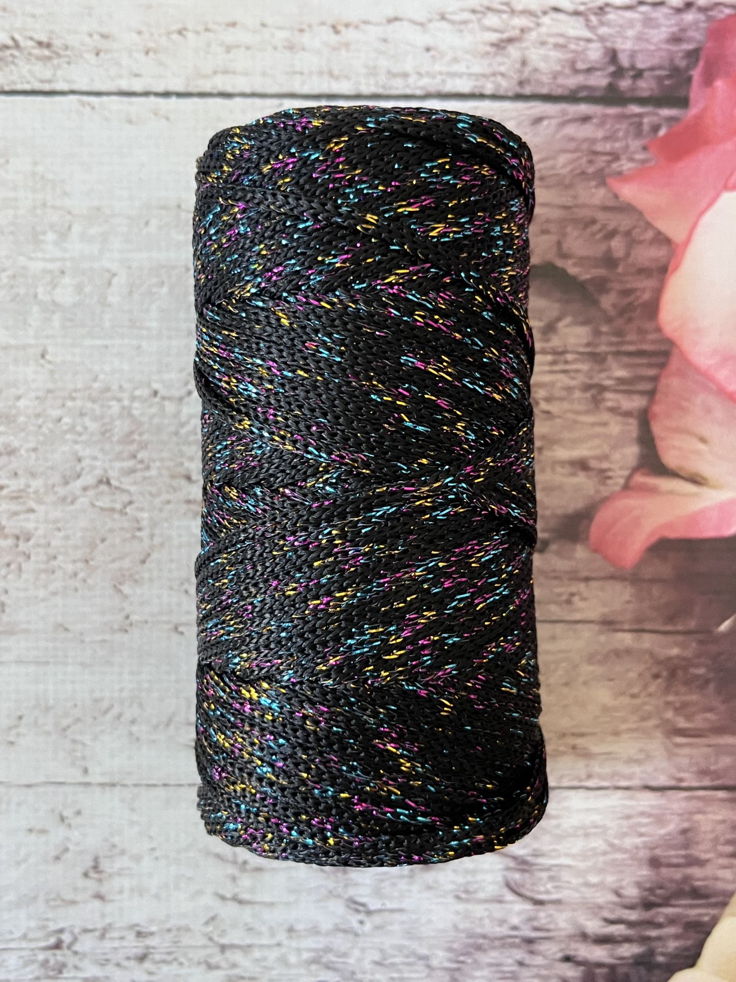 SİMLİ POLYESTER MAKROME A4270 SİYAH EBRULİ