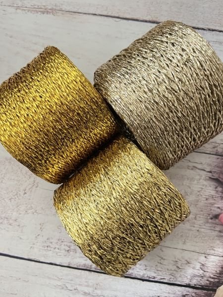 METALİK KAĞIT İP  GOLD